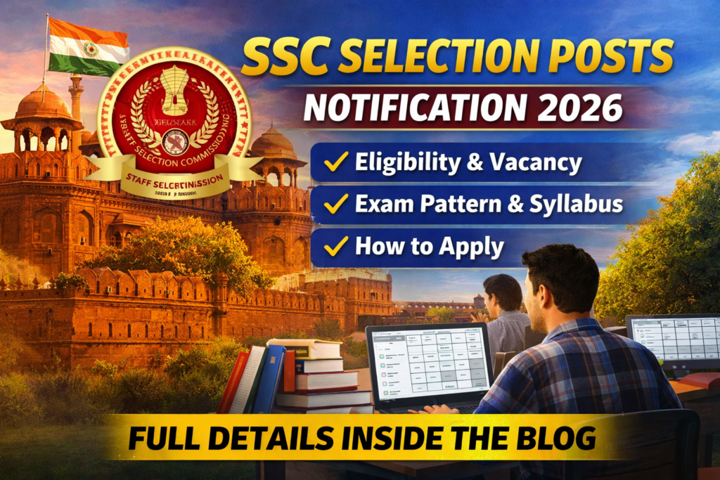 SSC Selection Posts Notification 2026