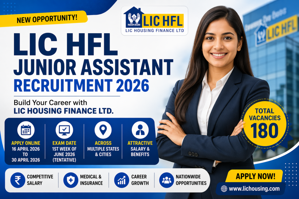 LIC HFL Junior Assistant Recruitment 2026