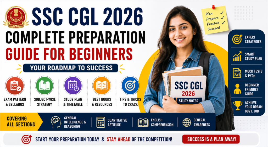 SSC CGL 2026 Complete Preparation Guide for Beginners