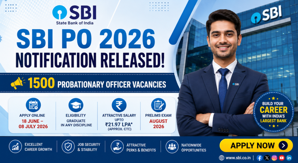 SBI PO 2026 Notification