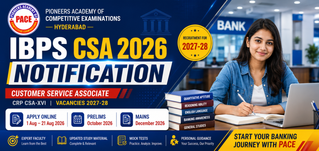 IBPS CSA 2026 Notification